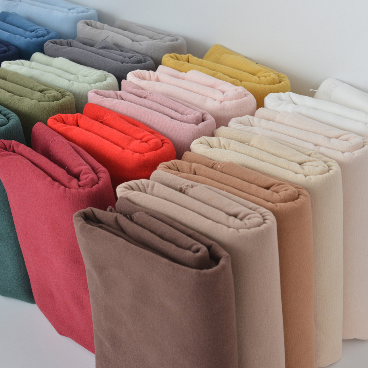 Half Meter Solid color Baby's  - đánh giá và giá Flannel Shirt Lined